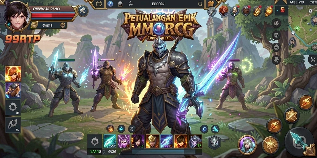 Gameplay seru dalam dunia MMORPG yang mengagumkan.