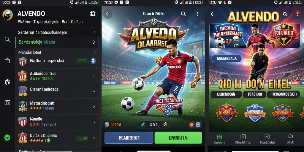Tampilan gameplay ALVENDO yang menarik dan interaktif untuk taruhan olahraga.