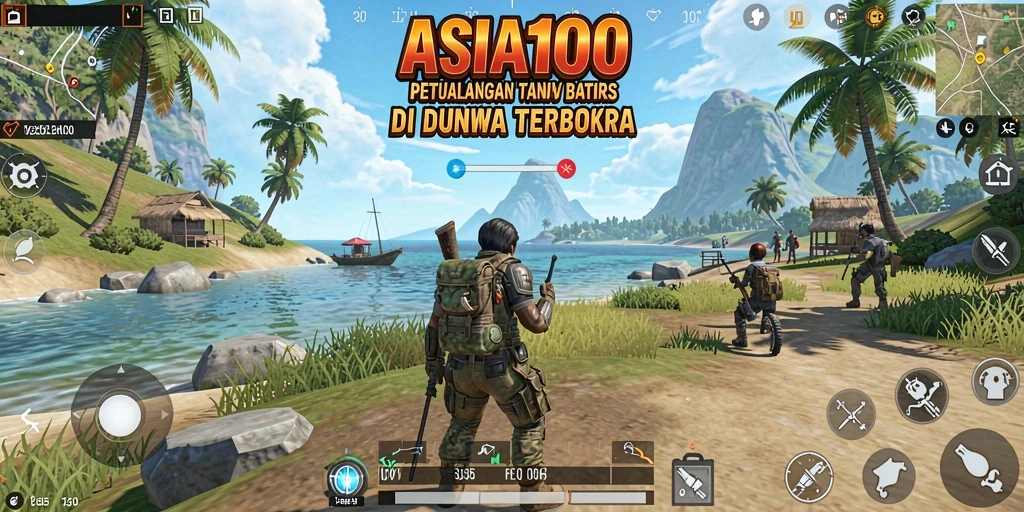 Tampilan menakjubkan dari gameplay Open World ASIA100.