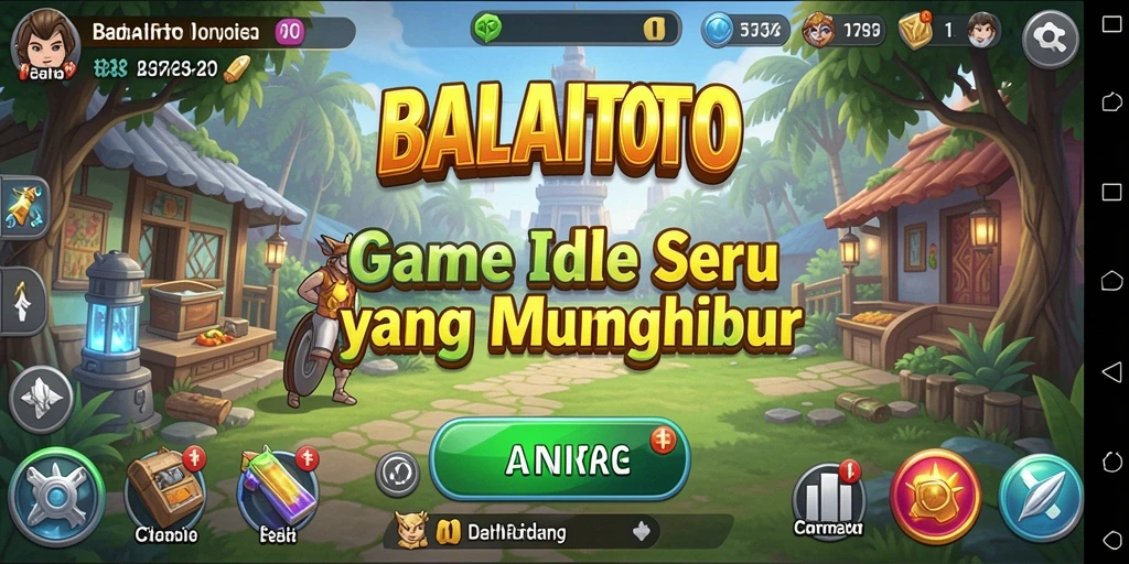 Gameplay seru BALAITOTO dengan karakter unik dan antarmuka yang menarik.