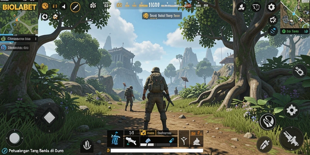 Tampilan menarik gameplay BIOLABET di dunia Open World.