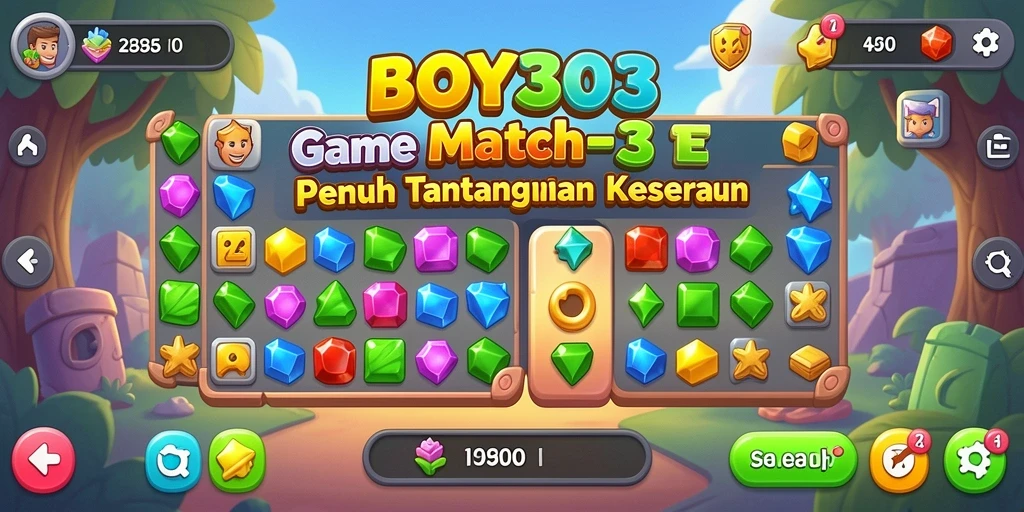Tangkapan layar gameplay menarik dari BOY303 yang penuh warna.