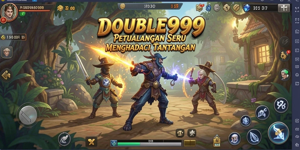 Tampilan gameplay seru dalam dunia petualangan yang memikat.