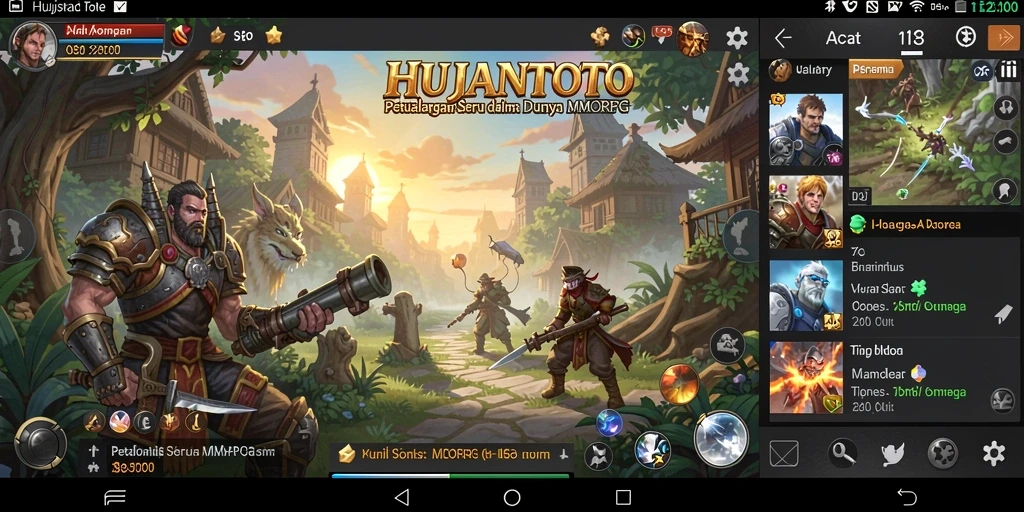 Gameplay seru dan grafik memukau di HUJANTOTO.