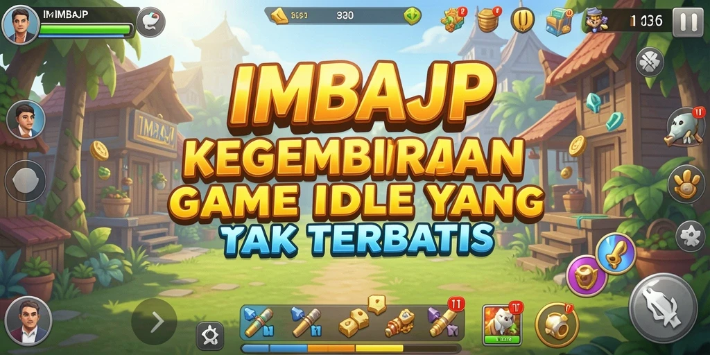 Menampilkan gameplay IMBAJP yang santai dan menghibur.