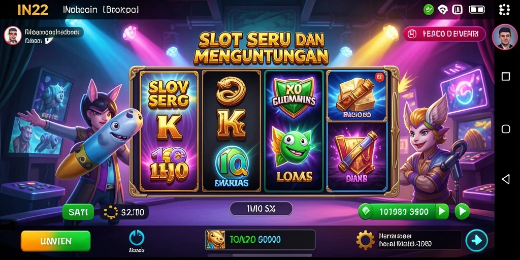 Gameplay menarik dari IN22 dengan banyak fitur bonus.