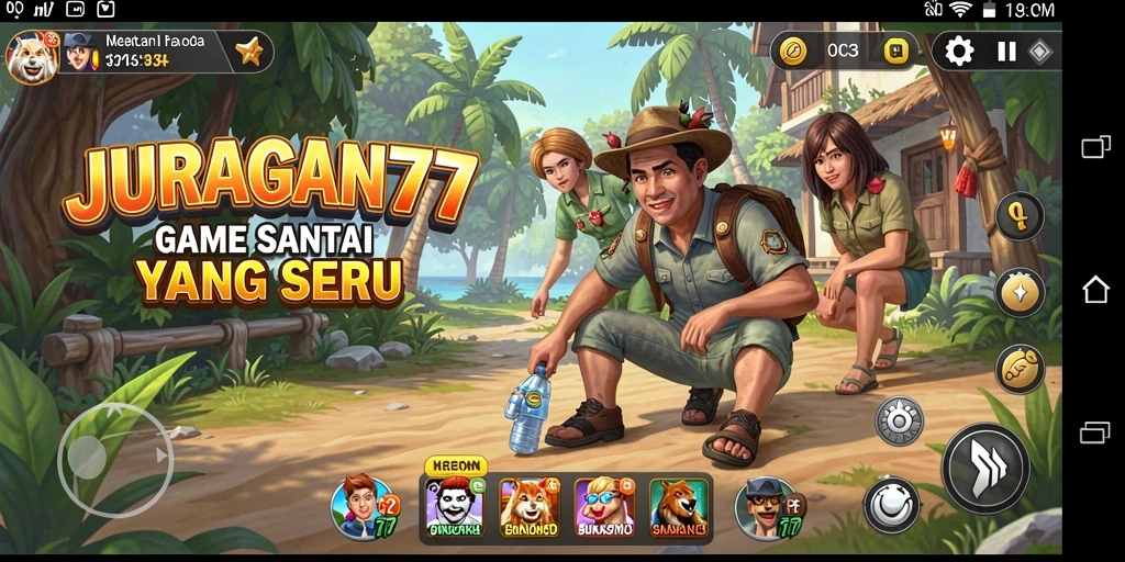 Tampilan gameplay menarik dari JURAGAN77 yang memikat.