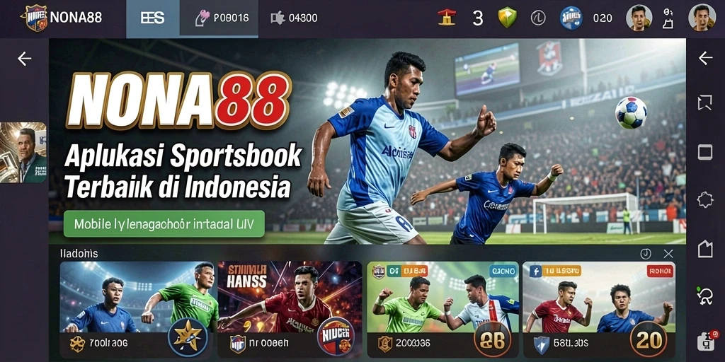 Tampilan gameplay Sportsbook yang menarik dan interaktif.