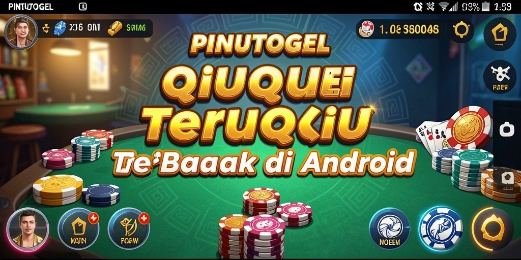 Screenshot utama PINTUTOGEL menunjukkan keseruan gameplay QiuQiu.