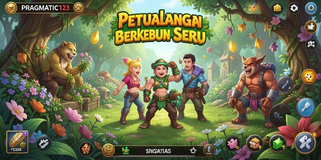 Tampilan gameplay seru di PRAGMATIC123 memperlihatkan aktivitas berkebun yang mendebarkan.
