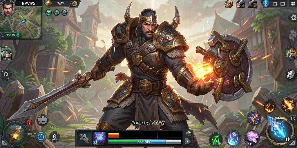 Tampilan gameplay RPVIP5 dengan aksi seru dan grafis memukau.