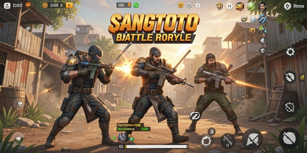 Gameplay seru SANGTOTO di medan pertempuran.