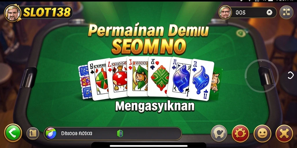 Tampilan menarik dari gameplay SLOT138 yang menonjolkan suasana permainan Domino.