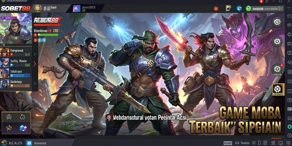 Gameplay SOBET88 dengan aksi penuh strategi dan kolaborasi tim.