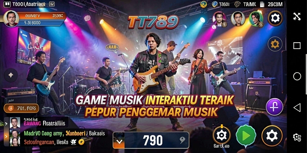 Screenshot gameplay <strong>TT789</strong> menampilkan interaksi musik yang menarik dan seru.