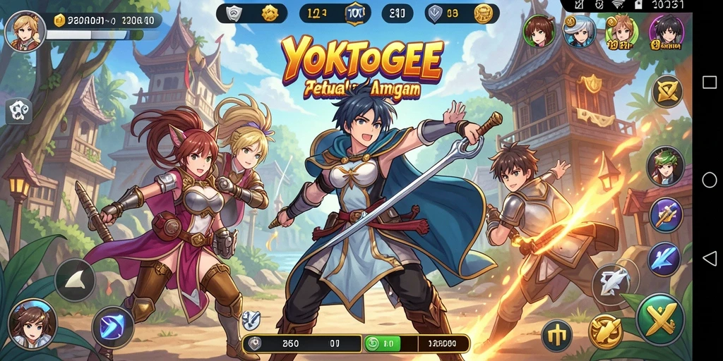 Tampilan gameplay YOKTOGEL dengan karakter Anime yang menawan.
